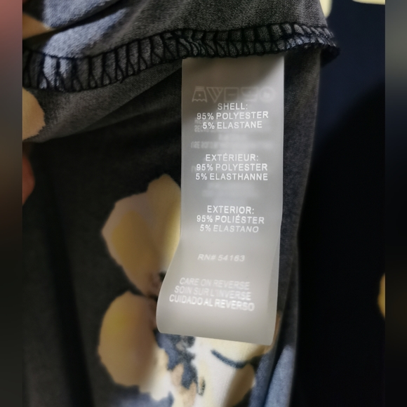 Tommy Hilfiger Floral Navy, White and Yellow Dress - Picture 4 of 7